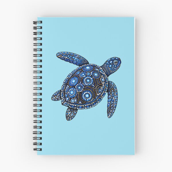 Item preview, Sea Turtle Looking Up | Ocean Midnight Artwork designed and sold by Zaru Art Studio.