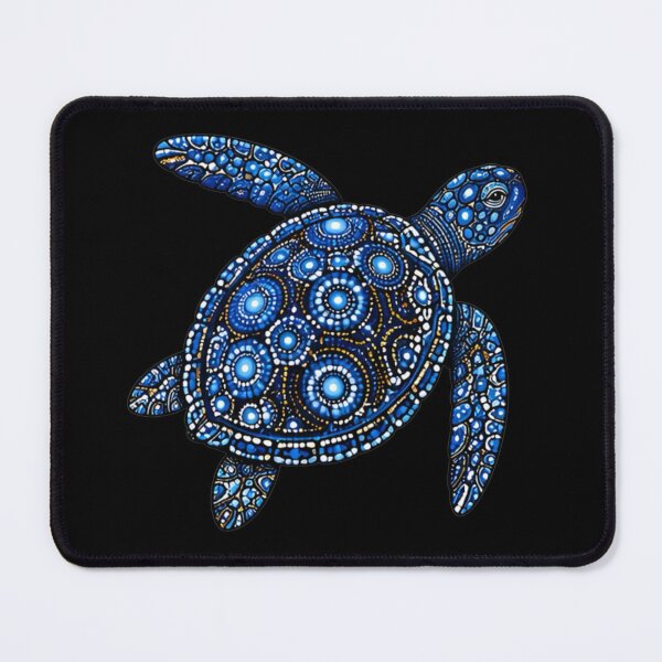 Item preview, Sea Turtle Looking Up | Ocean Midnight Artwork designed and sold by Zaru Art Studio.