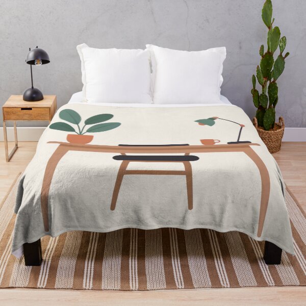 Item preview, Cozy Home Office Desk Wall Art designed and sold by TrendMorphic.