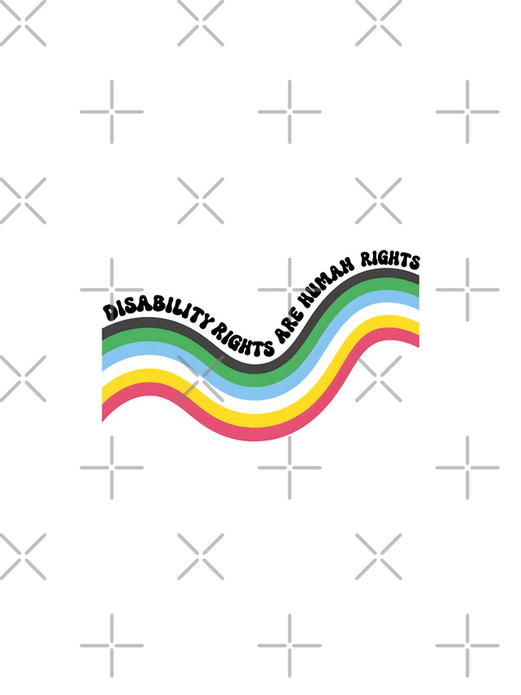Thumbnail 4 of 4, iPhone Case, Disability Rights are Human Rights Flag designed and sold by Rucrative5698.