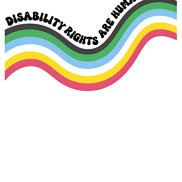 Artwork thumbnail, Disability Rights are Human Rights Flag by Rucrative5698