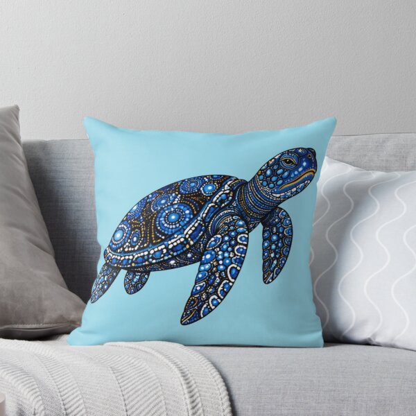 Item preview, Sea Turtle Side View | Ocean Midnight Artwork designed and sold by Zaru Art Studio.