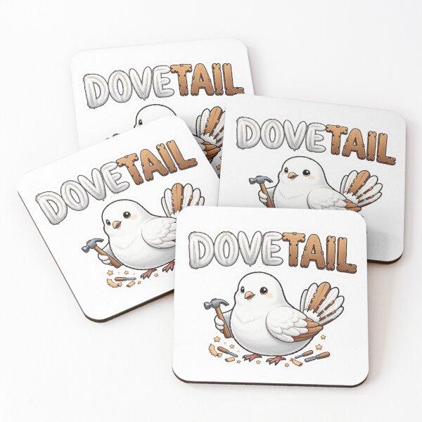 Item preview, DOVETAIL Carpenter Dove Wordplay Sticker designed and sold by Imaginarium of Chaos falcon88 .