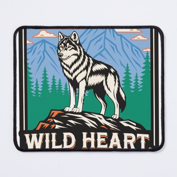 Item preview, wolf in a forest designed and sold by Tafa_Design.