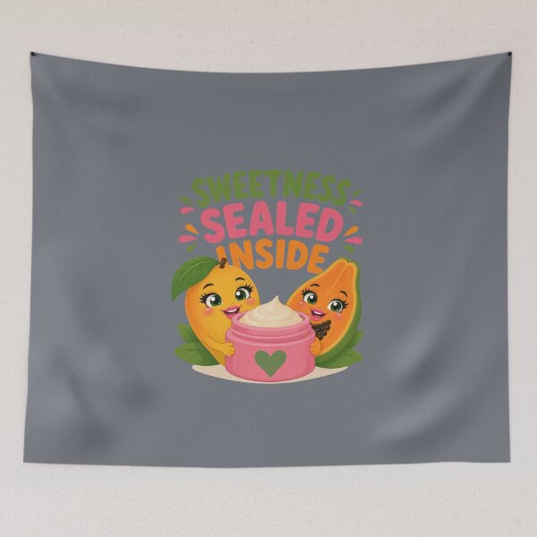 Item preview, Sweetness Sealed Inside Cute Mango & Papaya Body Butter T-Shirt designed and sold by Aimetoi.