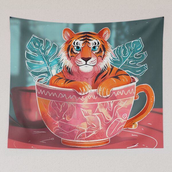 Item preview, Tea Time Jungle designed and sold by ONYX Pixee.