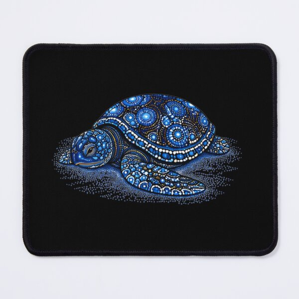 Item preview, Resting Sea Turtle | Ocean Midnight Artwork designed and sold by Zaru Art Studio.