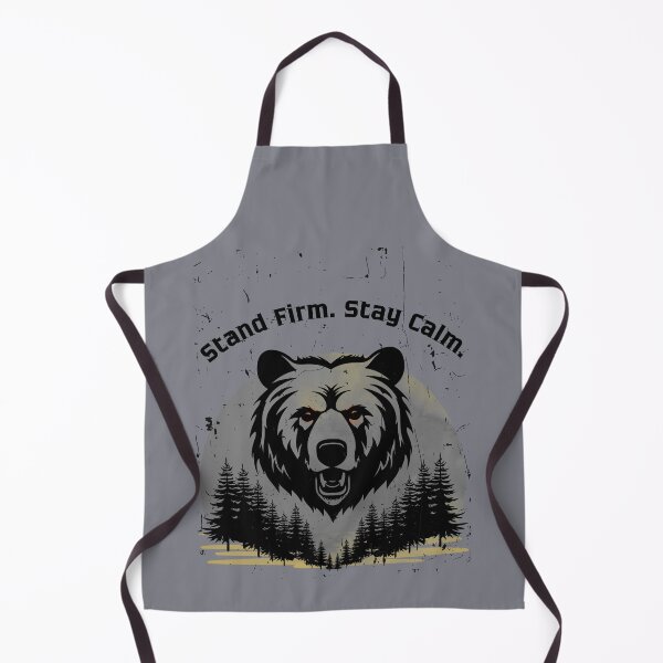 Item preview, Stand Firm Stay Calm Bear designed and sold by AhmadAnnaPrints.