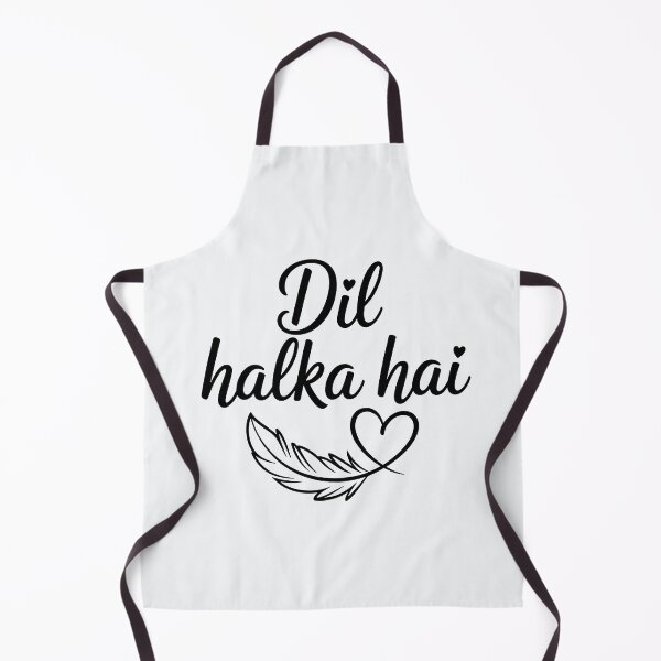 Item preview, Dil Halka Hai – Minimal Desi Heart Quote Design designed and sold by Swati Art Shop.