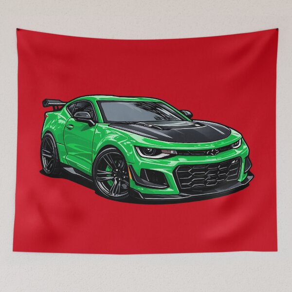 Item preview, ZL1 1LE KRYPTON GREEN 6th Gen Track Coupe Mini Toon designed and sold by VenZolic.