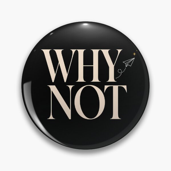 Item preview, Why Not — Curious Adventure Typography Design designed and sold by Tharaazu.