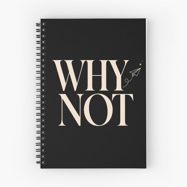 Item preview, Why Not — Curious Adventure Typography Design designed and sold by Tharaazu.