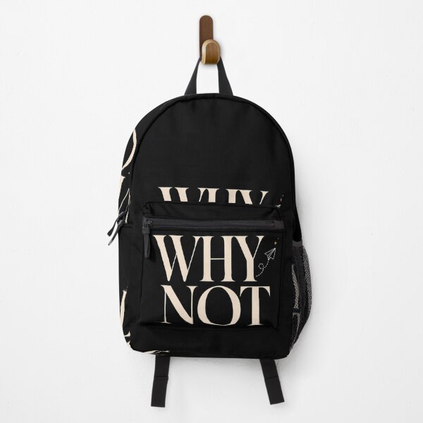 Item preview, Why Not — Curious Adventure Typography Design designed and sold by Tharaazu.