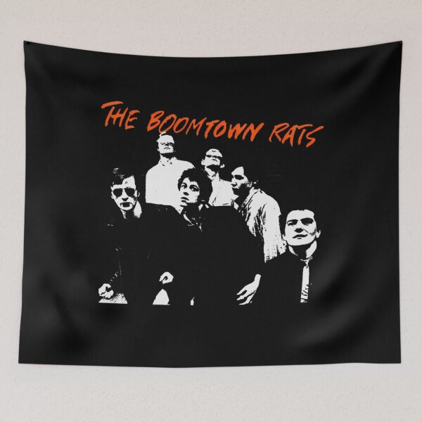 Item preview, boomtown rats band retro music art designed and sold by GiftNoZero.