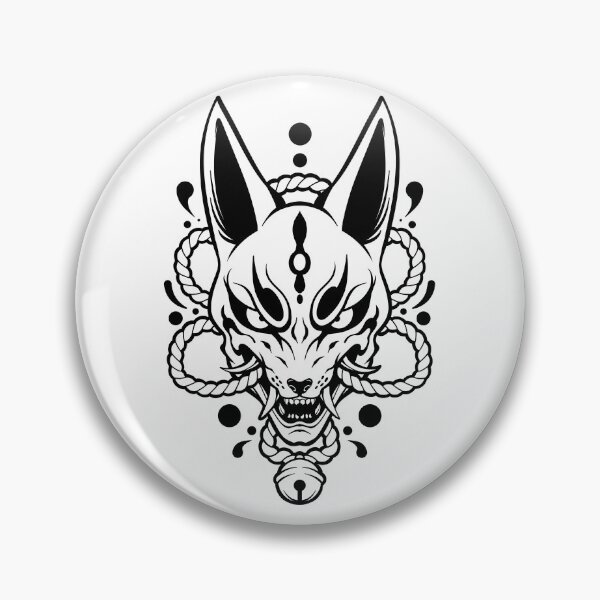 Item preview, Kitsune Yokai Fox Mask designed and sold by Kumabushi.