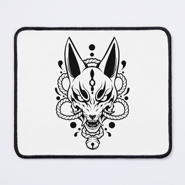 Item preview, Kitsune Yokai Fox Mask designed and sold by Kumabushi.