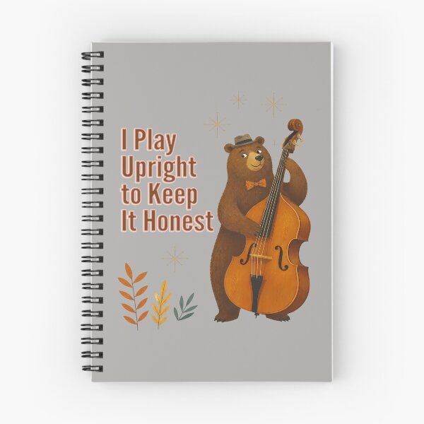 Item preview, Bear Double Bass - Bass Player Humor designed and sold by Art-Arcade6.
