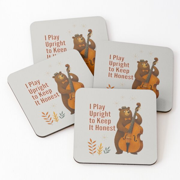 Item preview, Bear Double Bass - Bass Player Humor designed and sold by Art-Arcade6.