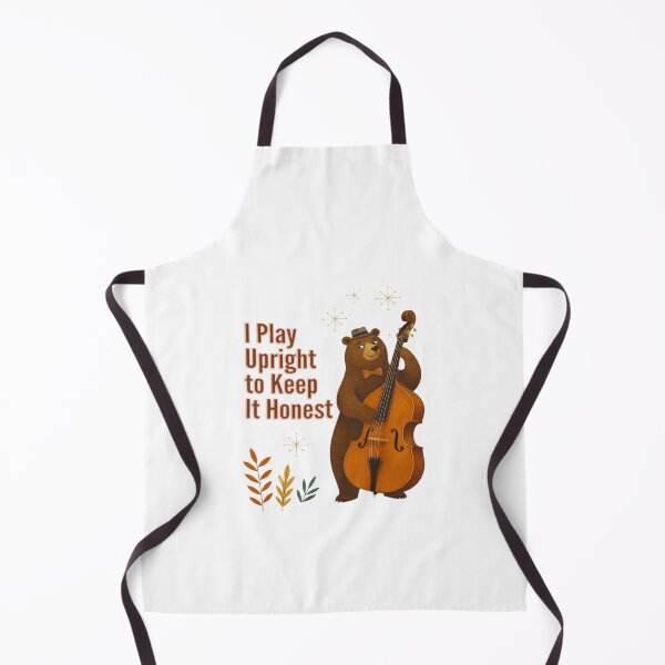 Item preview, Bear Double Bass - Bass Player Humor designed and sold by Art-Arcade6.