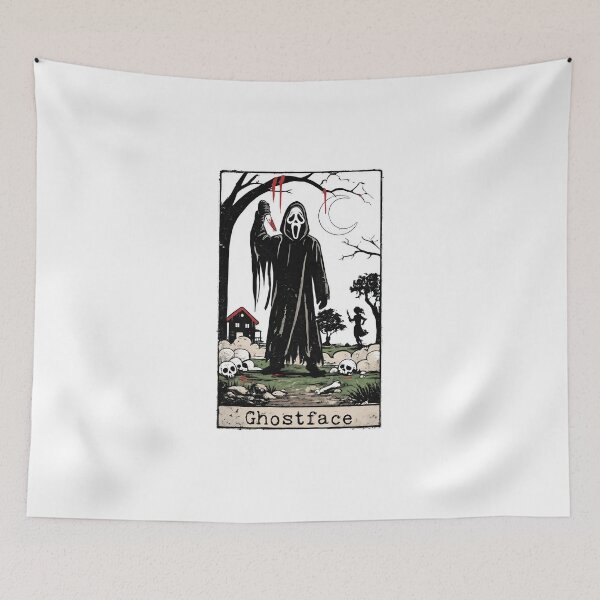 Item preview, Ghostface Vintage Tarot Card designed and sold by IrvingMorales.