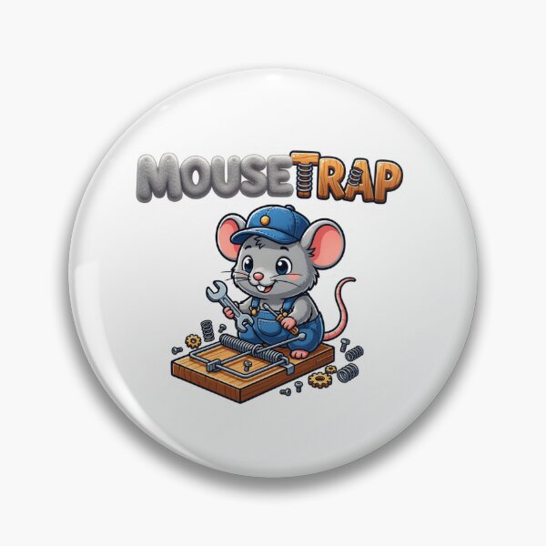 Item preview, MOUSEtrap Clever Mouse Wordplay Sticker designed and sold by Imaginarium of Chaos falcon88 .