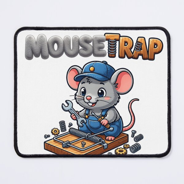 Item preview, MOUSEtrap Clever Mouse Wordplay Sticker designed and sold by Imaginarium of Chaos falcon88 .