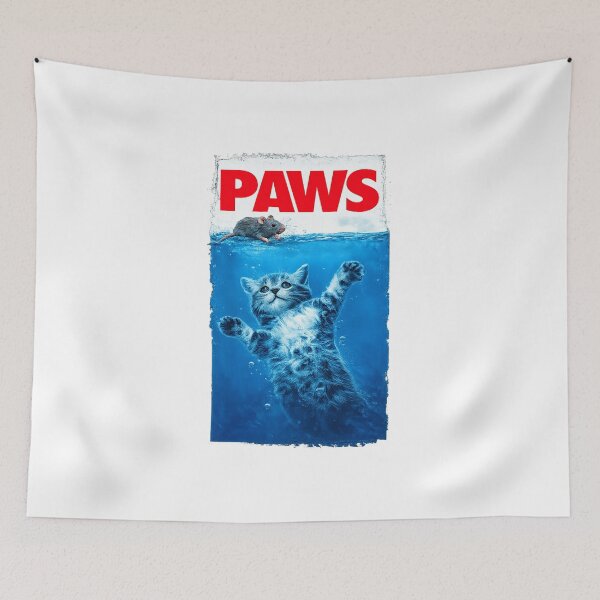 Item preview,  Paws Cat and Mouse Top, Cute Funny Cat Lover Parody designed and sold by Detinpenlea55.