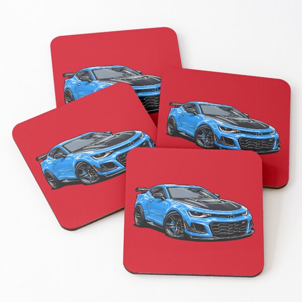 Item preview, ZL1 1LE Rapid Blue 6th Gen Track Coupe Mini Toon designed and sold by VenZolic.