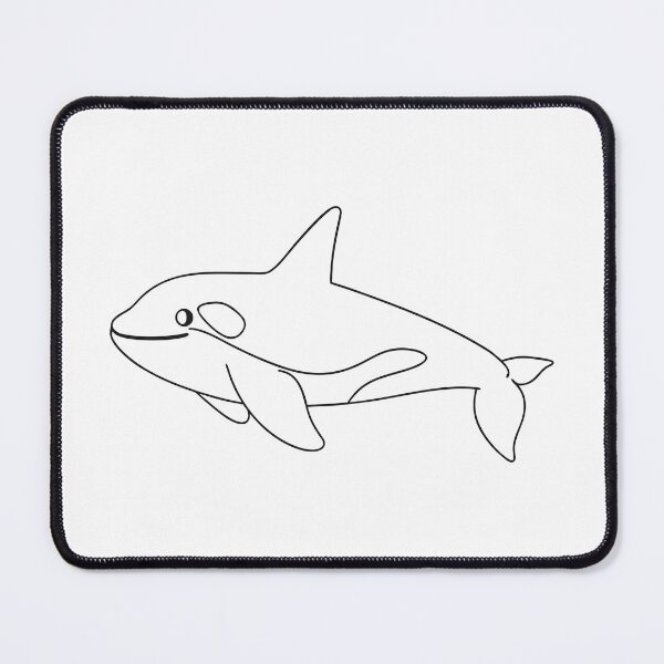 Item preview, Orca Friendly 1 Line Art Gift designed and sold by OneLine Studio.