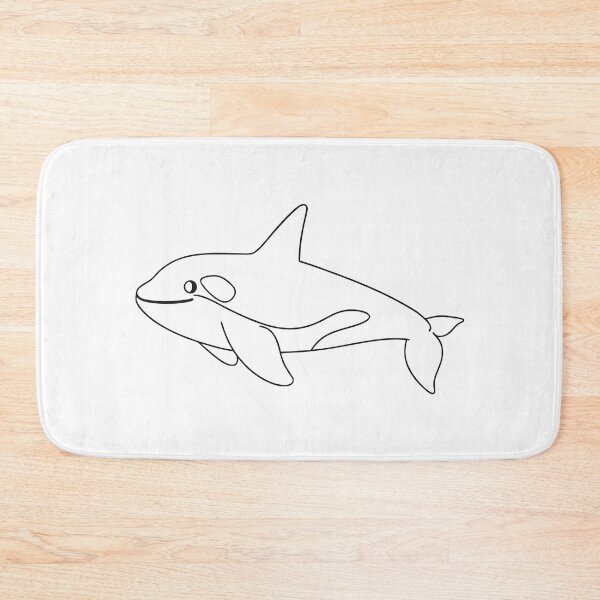 Item preview, Orca Friendly 1 Line Art Gift designed and sold by OneLine Studio.