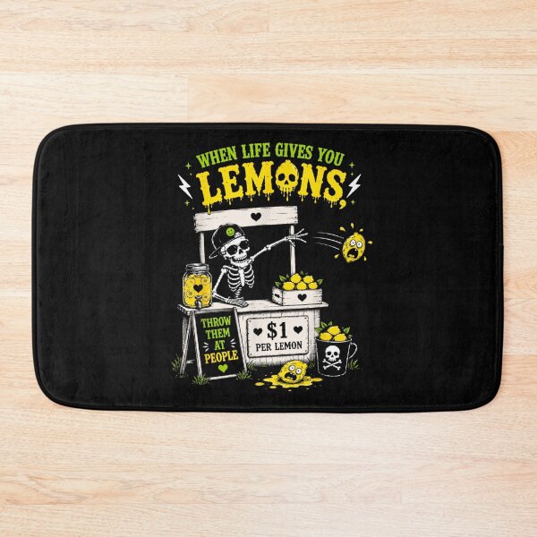 Item preview, Funny Skeleton Lemonade Stand Throw Lemons At People Halloween Humor designed and sold by DuneHaicna.