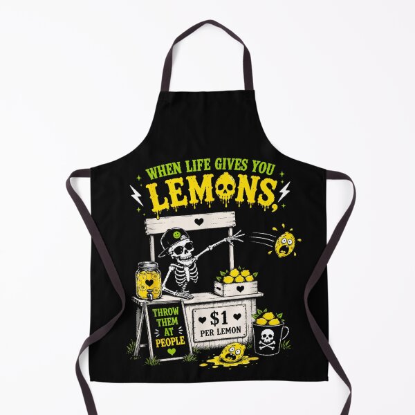 Item preview, Funny Skeleton Lemonade Stand Throw Lemons At People Halloween Humor designed and sold by DuneHaicna.
