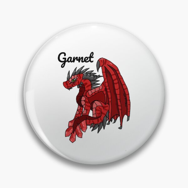 Item preview, garnet birthstone dragon designed and sold by GiftNoZero.