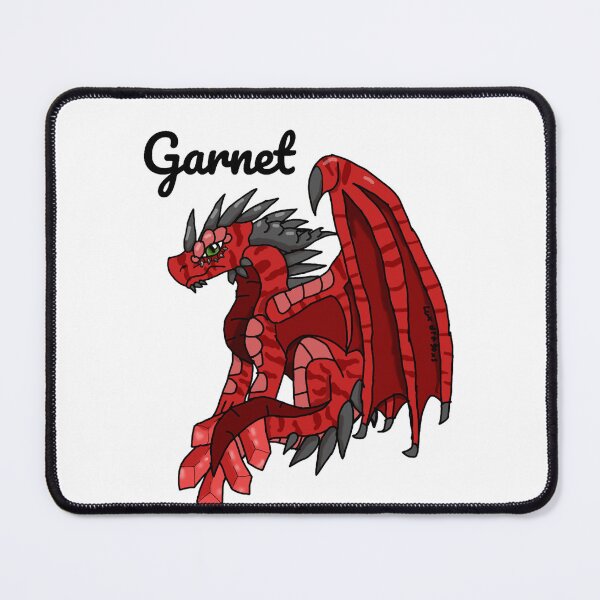 Item preview, garnet birthstone dragon designed and sold by GiftNoZero.