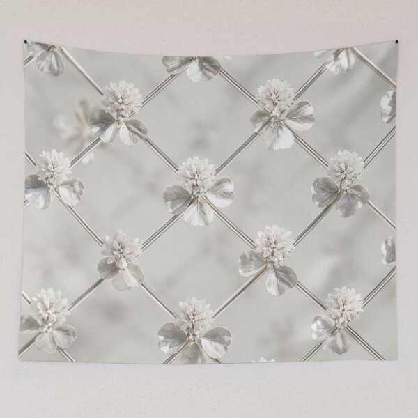 Item preview, Crystal White Diamond Mesh Pattern designed and sold by IntelliMindDesigns.