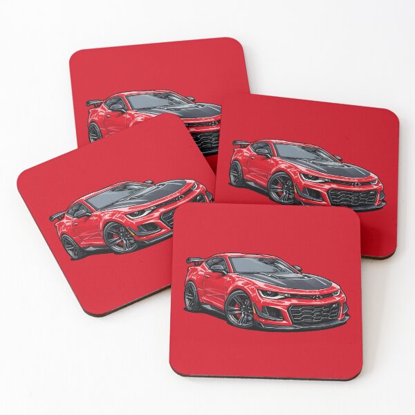Item preview, ZL1 1LE Red Hot 6th Gen Track Coupe Mini Toon designed and sold by VenZolic.