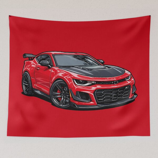 Item preview, ZL1 1LE Red Hot 6th Gen Track Coupe Mini Toon designed and sold by VenZolic.