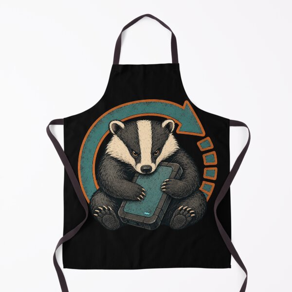 Item preview, Backup Badger – Data Backup Creature designed and sold by yagniikd-.