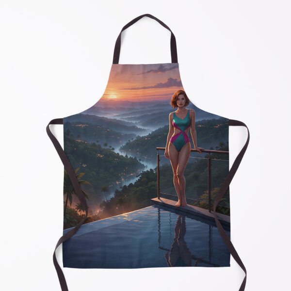 Item preview, Valley View Mountain Sunrise Poolside Aesthetic designed and sold by GraphixKing999.