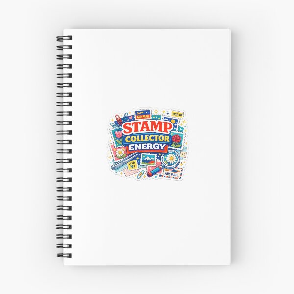 Item preview, Stamp Collector Energy Vintage Mail designed and sold by MohamedAbozaid1.