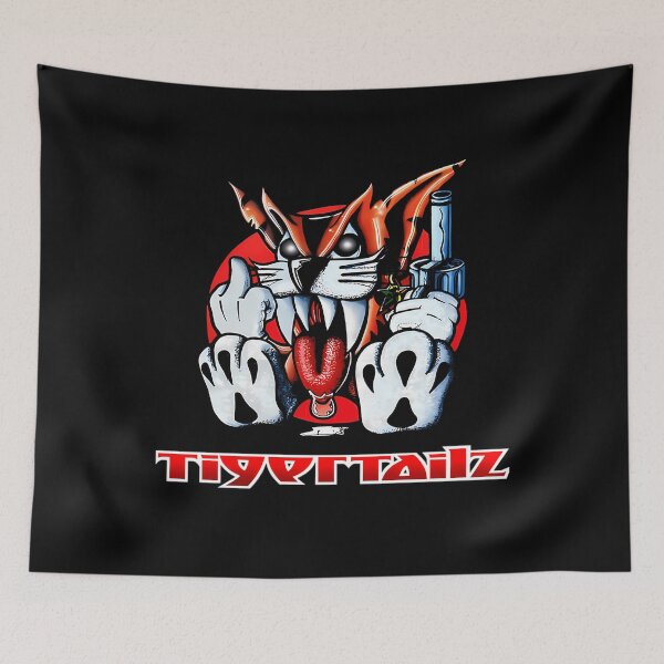 Aperçu de l'œuvre mascotte de groupe de glam metal créée et vendue par GiftNoZero.