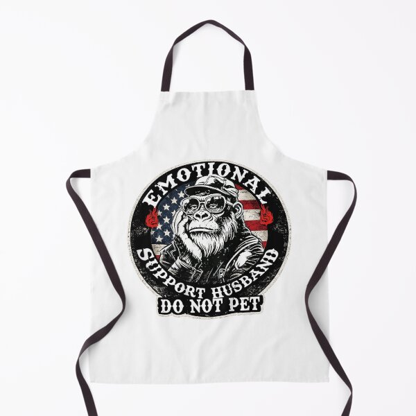 Item preview, Emotional Support Husband Do Not Pet Funny Monkey designed and sold by Detinpenlea55.
