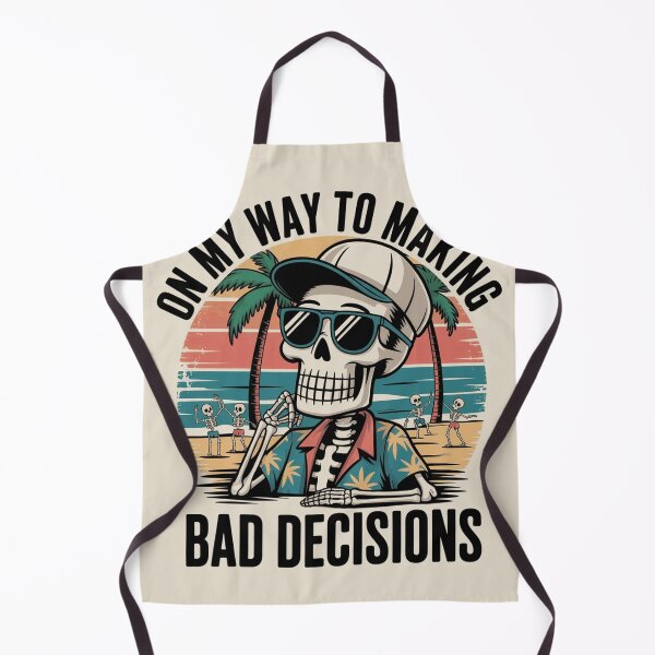 Item preview, On My Way to Making Bad Decisions Vacation Skeleton designed and sold by Keirdunslow44.