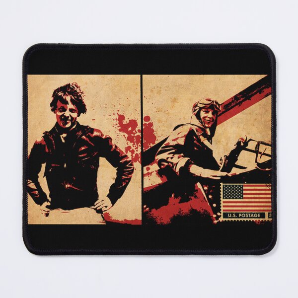 Item preview, Amelia Earhart Postcard designed and sold by Ocean Chand.