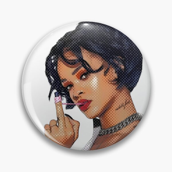 Item preview, Rihanna Original Custom Vintage Music Poster Wall Art designed and sold by Cool Robot Bro..