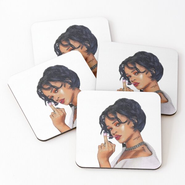 Item preview, Rihanna Original Custom Vintage Music Poster Wall Art designed and sold by Cool Robot Bro..