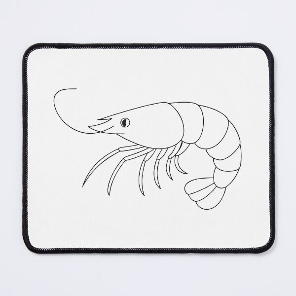 Item preview, Shrimp Friendly 1 Line Art Gift designed and sold by OneLine Studio.