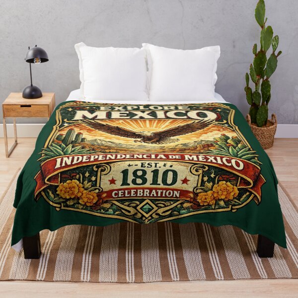 Item preview, Explore Mexico Eagle Vintage Independence Day 1810 Retro Mexican Travel T-Shirt designed and sold by irfanshikh.