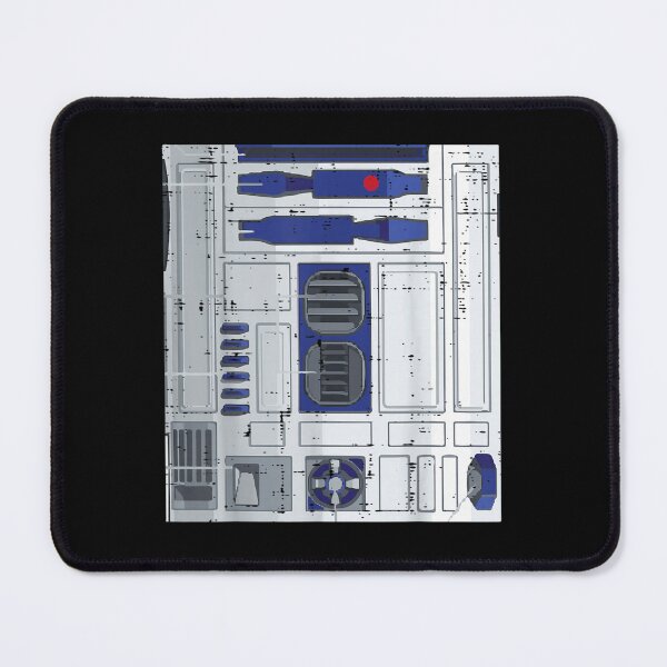 Item preview, Retro Blue Astromech Droid Panel Sci Fi Galaxy Inspired Minimal Design designed and sold by DuneHaicna.