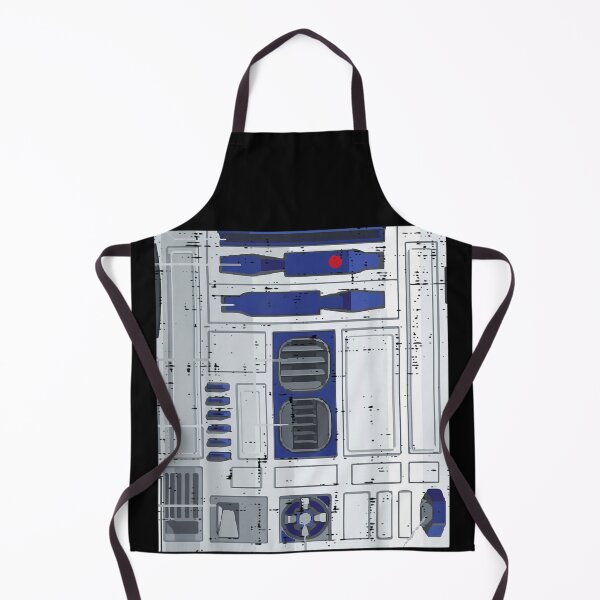 Item preview, Retro Blue Astromech Droid Panel Sci Fi Galaxy Inspired Minimal Design designed and sold by DuneHaicna.